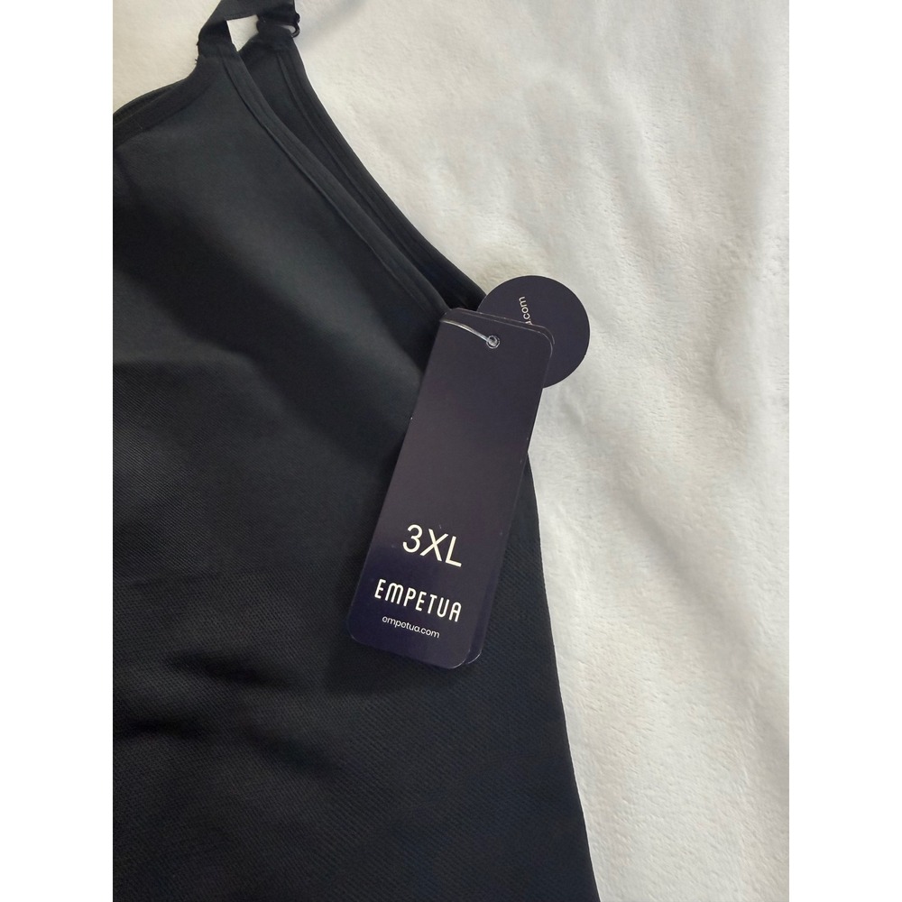 Empetua Scoop Neck Cami Black Shapewear Camisole 3XL 62001 NWT - Picture 2 of 6